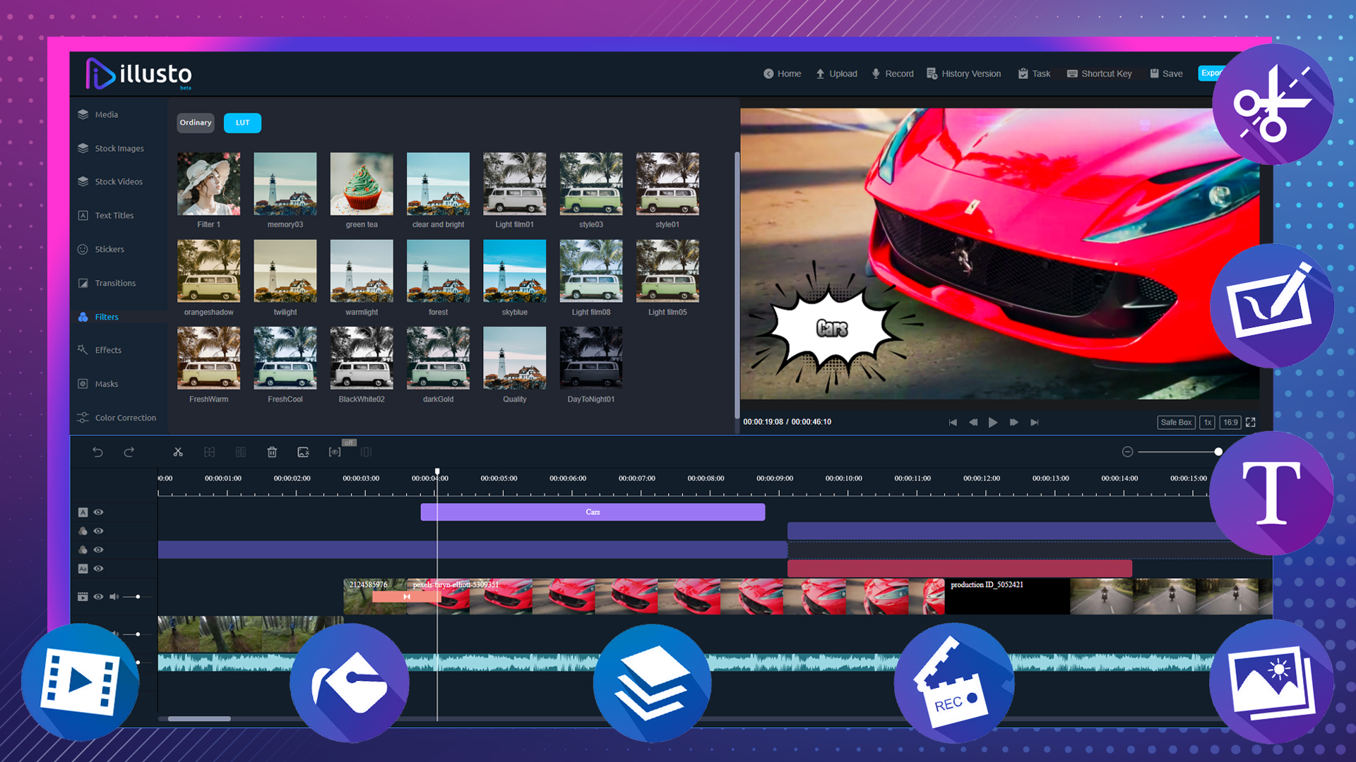 Use illusto To Edit Videos On Your Own Quickly.