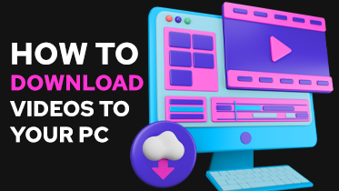 How to download a video to your PC in illusto?