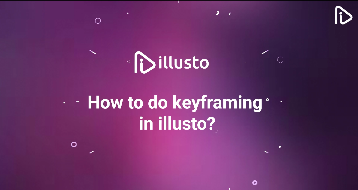 How to do keyframing in illusto?