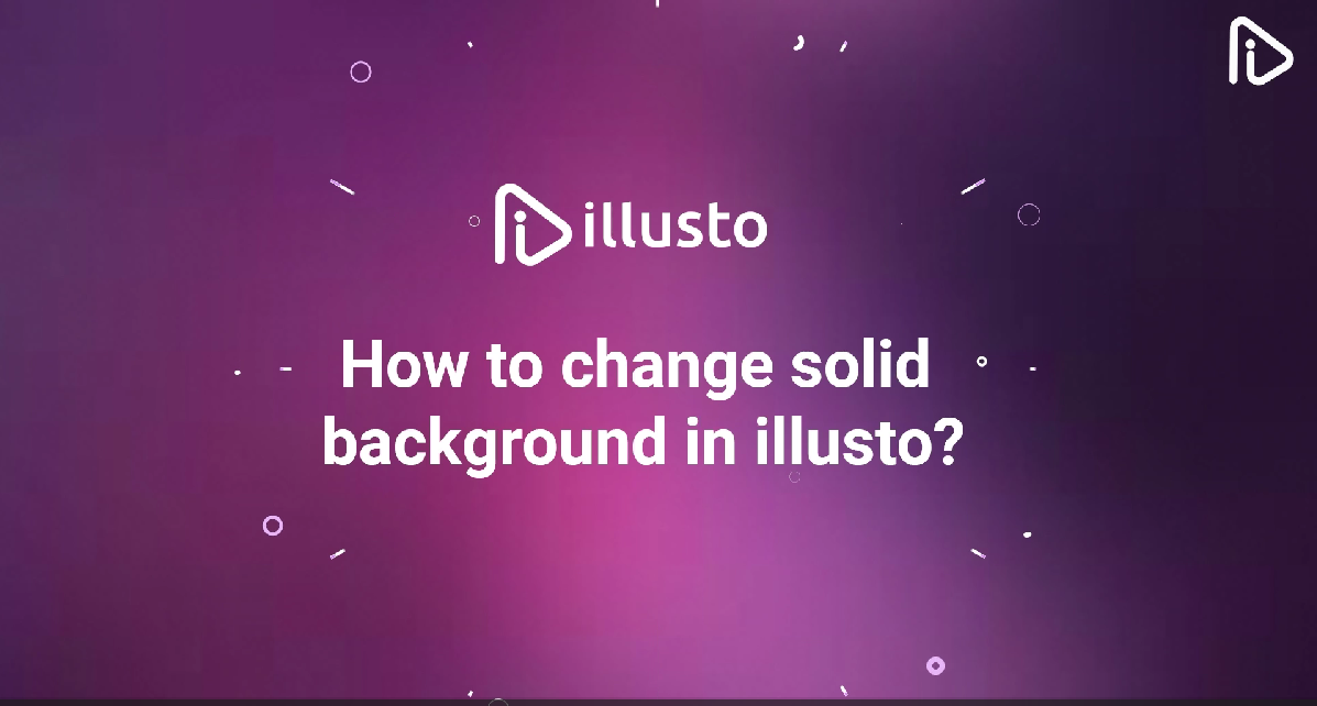 How to change the solid background in illusto?